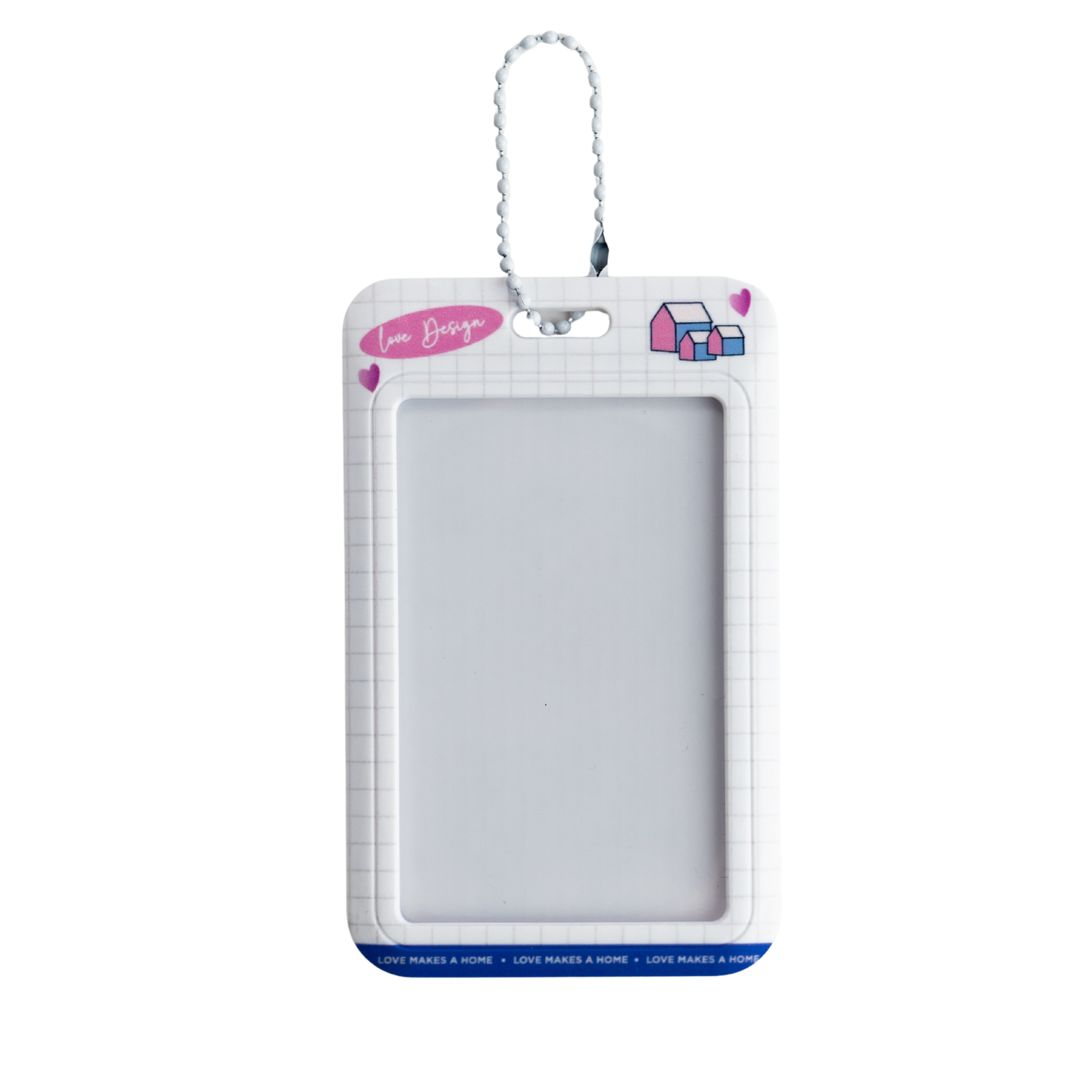 CORPORATE LOVE DESIGN PHOTO CARD HOLDER WHITE